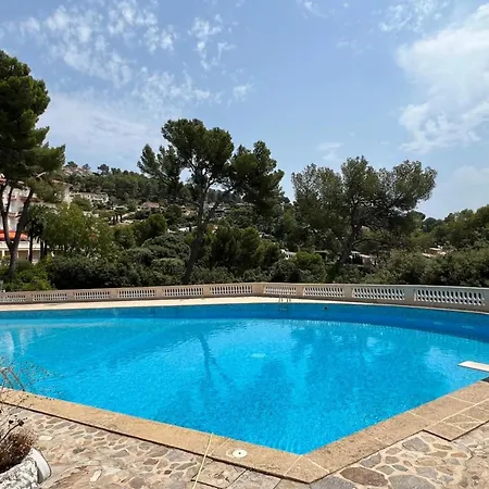 Duplex In With Pool & Tennis Apartman Hyères